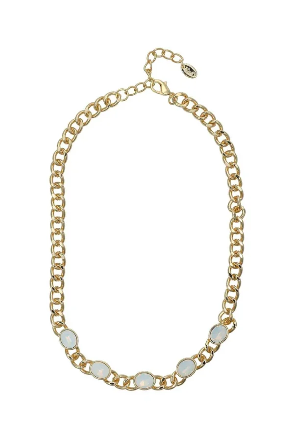 Alora White Opal Necklace