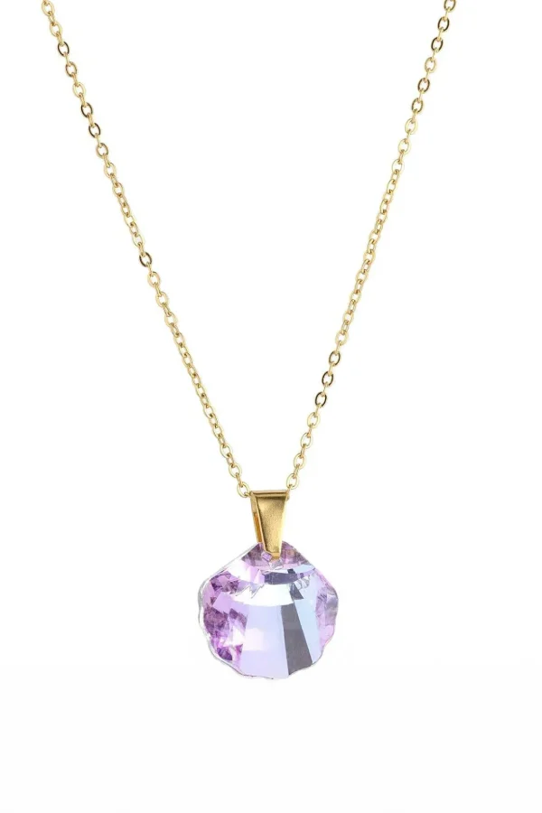 Amethyst Rainbow Gemstone Necklace