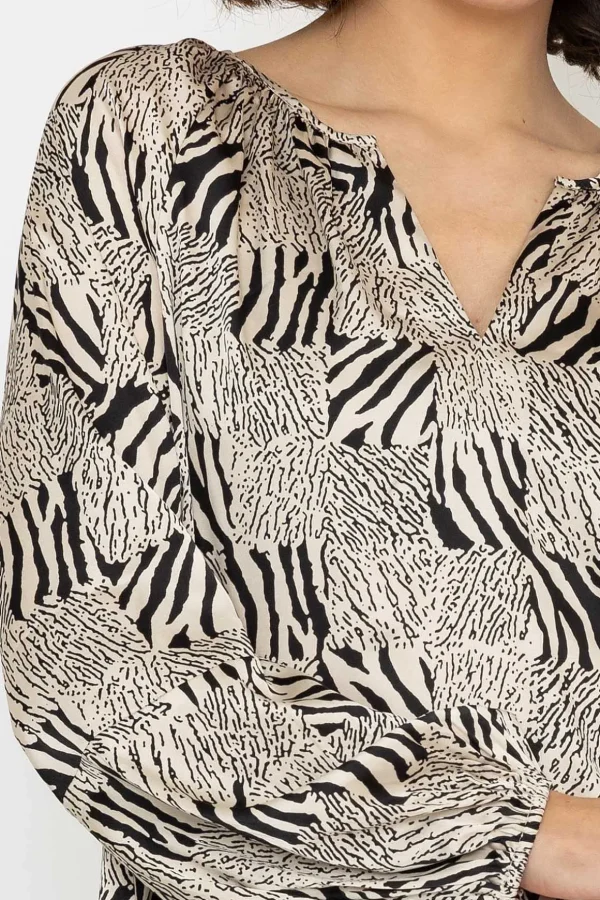 Animal Print Blouse