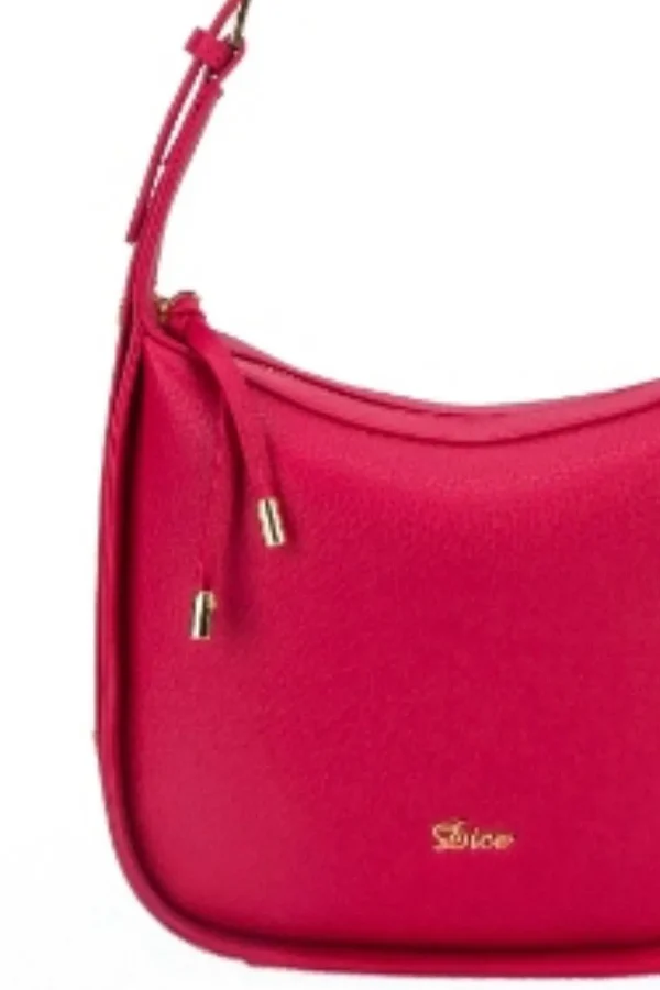 Bali Curve Shoulder Bag In Magenta