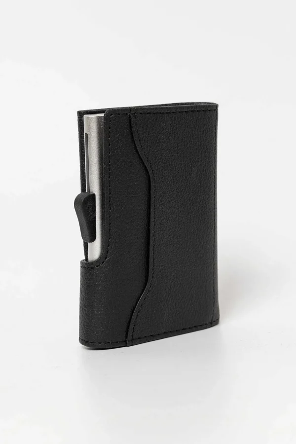 Bank Cards Protector Wallet In Black