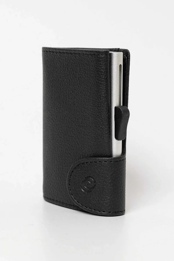 Bank Cards Protector Wallet In Black