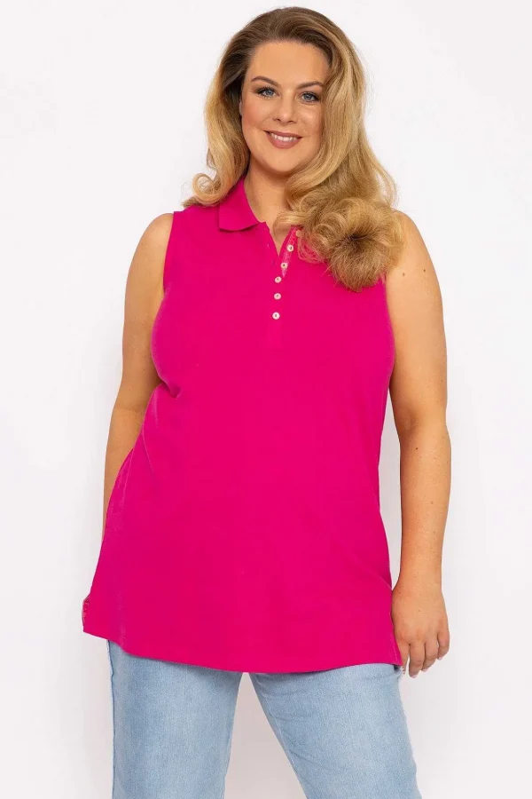 Basic Pink Polo T-Shirt