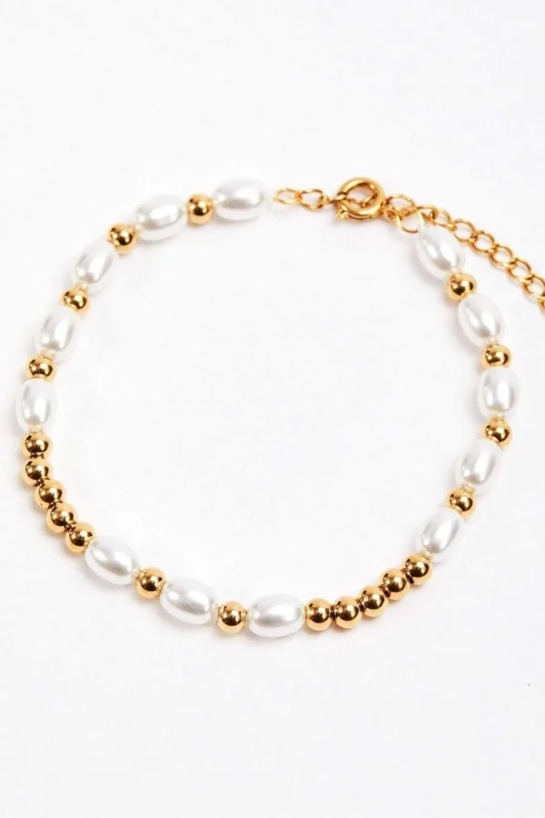 Beaded Pearl Bracelet