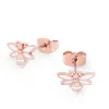 Bee Studs In Rose Gold