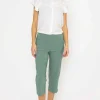 Bengaline Crop Pant In Khaki