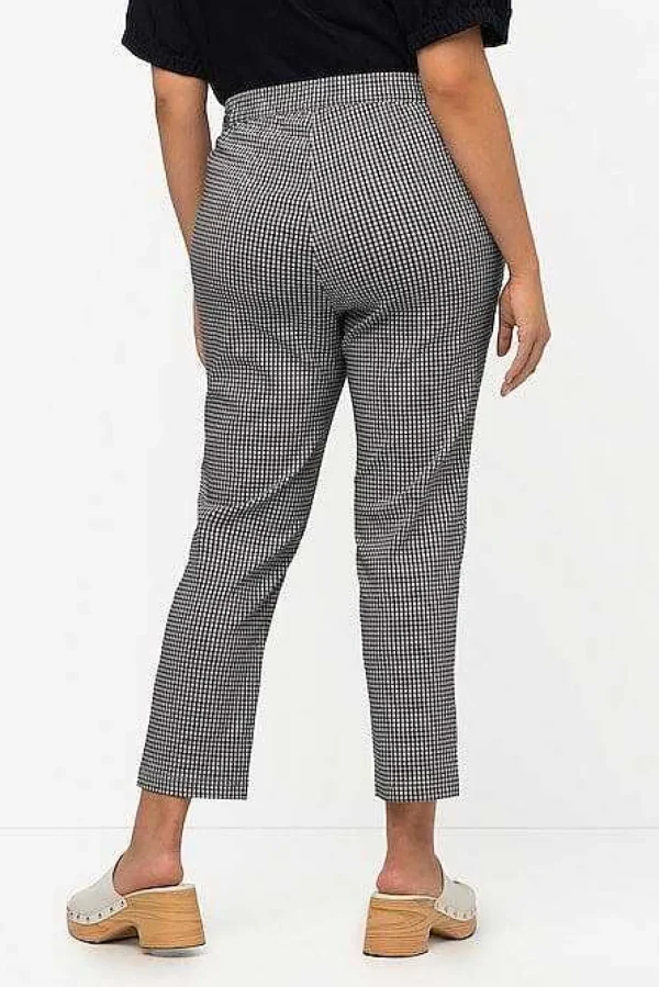 Bengaline Pants In Check Print