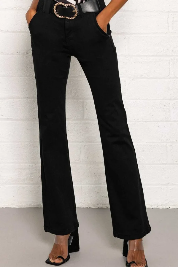 Black Flared Jeans