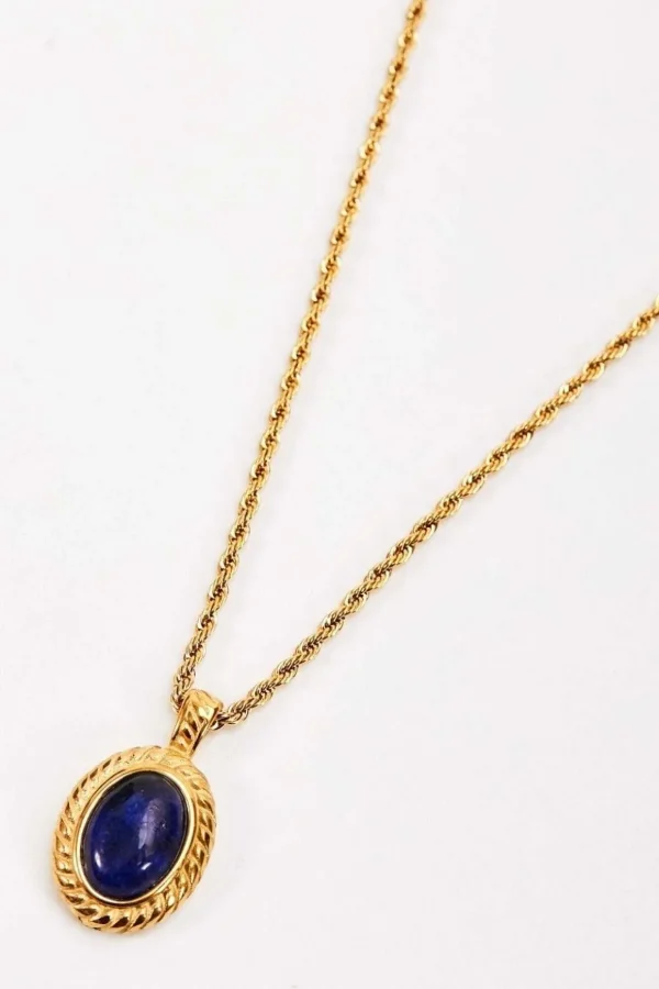 Blue Stone Necklace