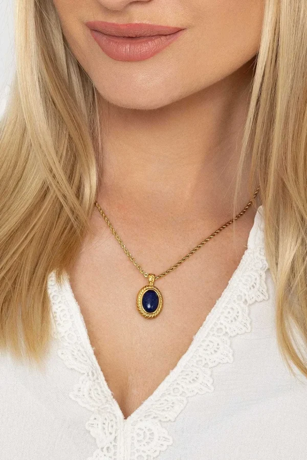 Blue Stone Necklace