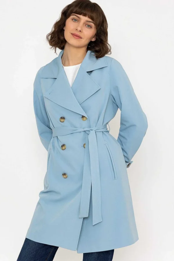 Blue Trench Coat