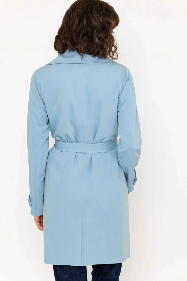 Blue Trench Coat