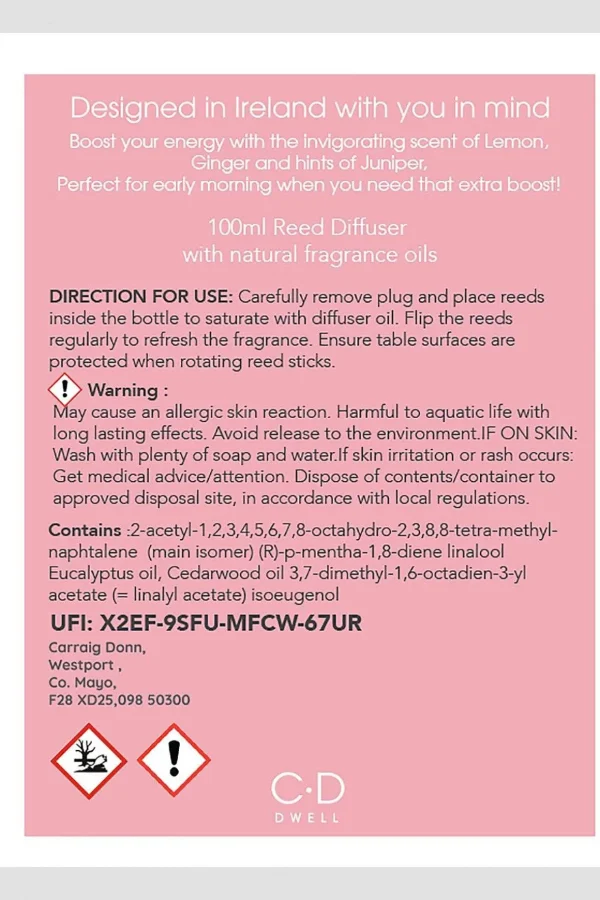 Boost Fragrance Reed Diffuser