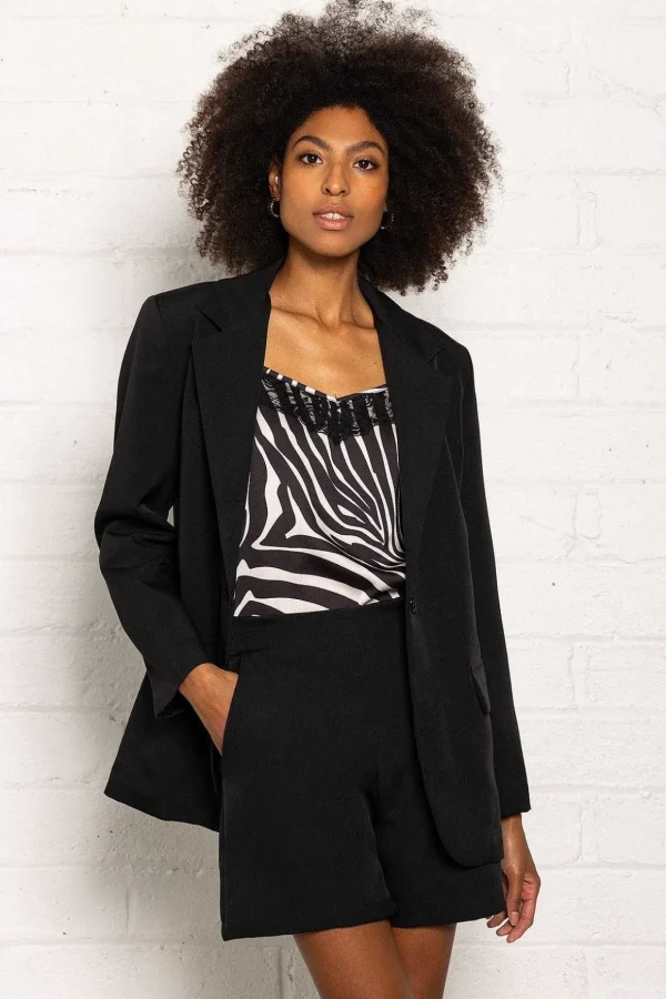 Boyfriend Blazer In Black