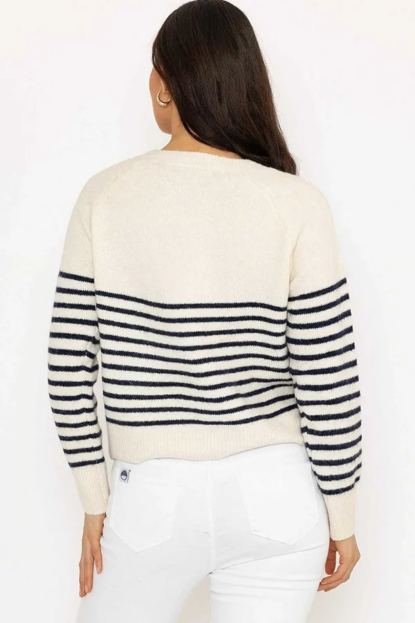 Breton Navy Stripe Knit Jumper