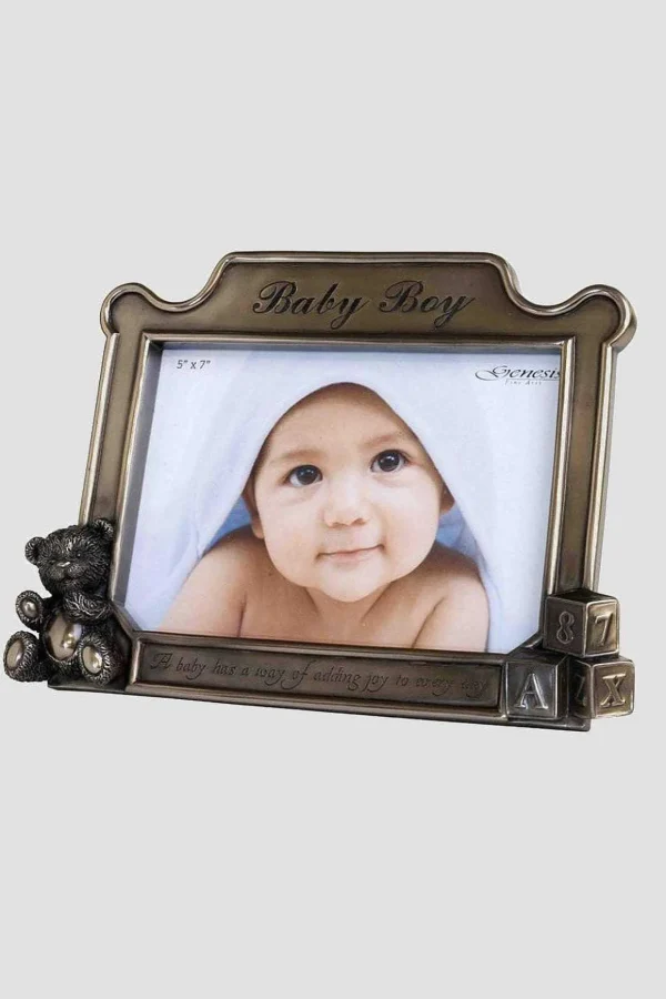 Bronze Baby Boy Frame