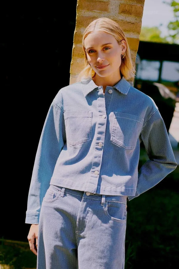 Bykasio Denim Shirt Jacket