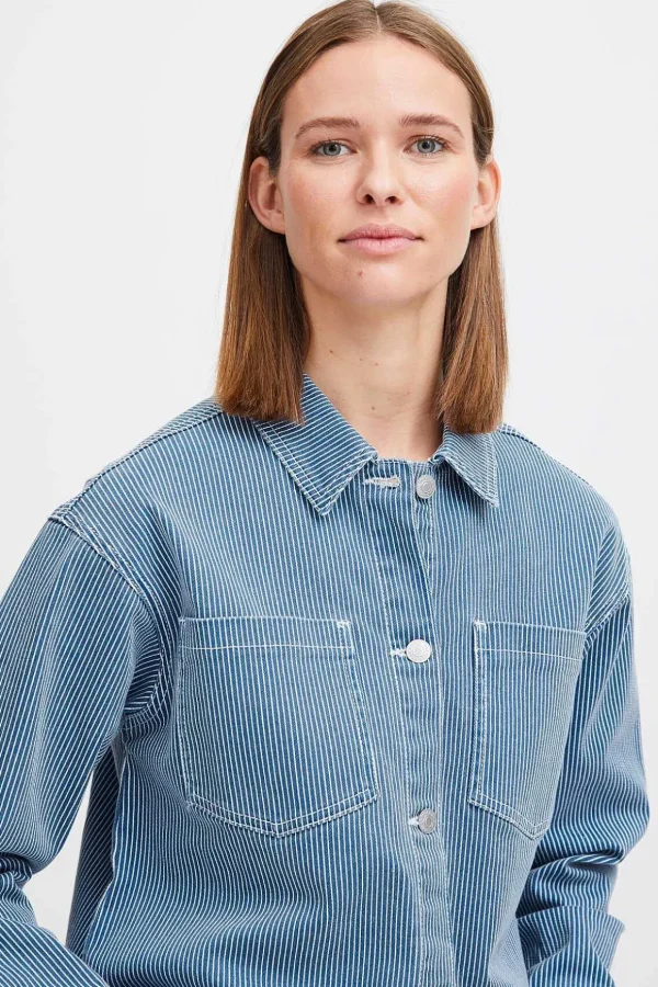Bykasio Denim Shirt Jacket