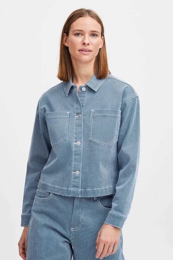 Bykasio Denim Shirt Jacket