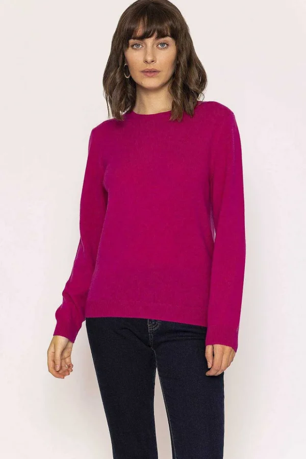 100% Cashmere Knit In Pink