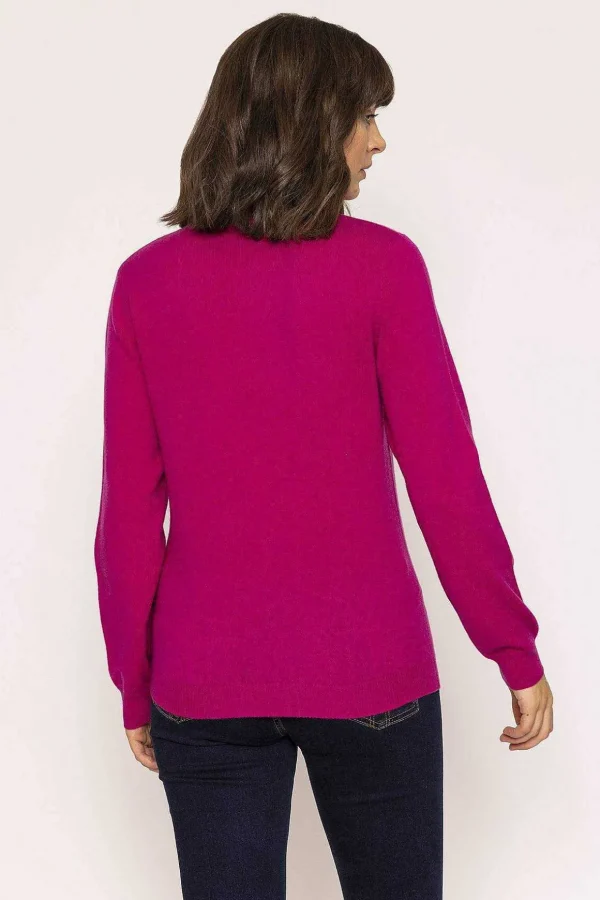 100% Cashmere Knit In Pink