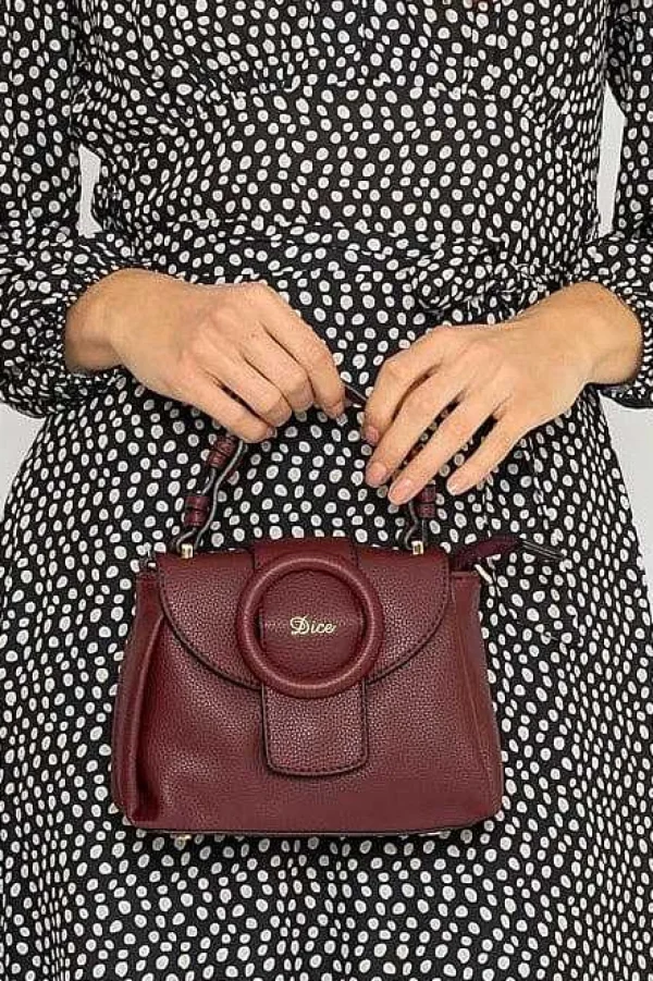 Celia Crossbody Bag In Burgundy