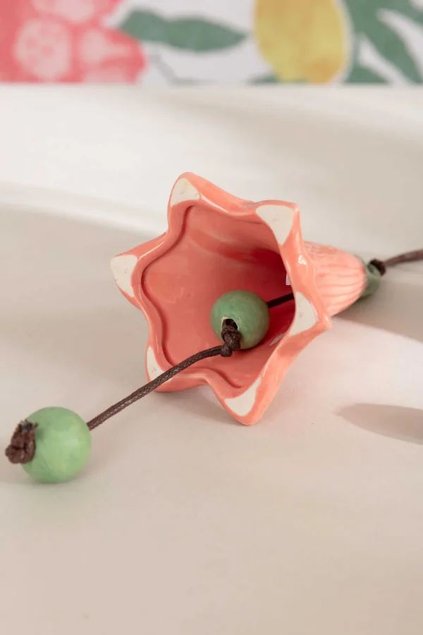 Ceramic Flower Bell Decoration