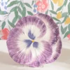 Ceramic Pansy Serving Plate