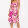 Charlotte Multi Print Knee Length Dress