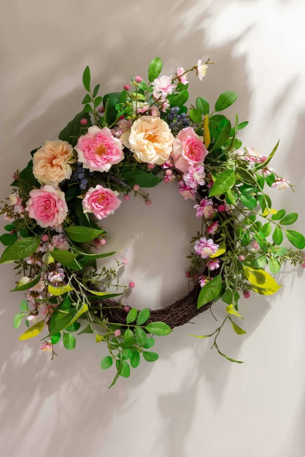 Cherry Blossom Door Wreath