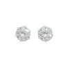 Clear Stone Stud Earrings