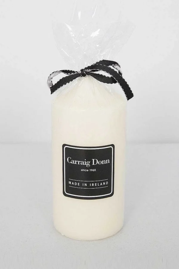 16 Cm Ivory Pillar Candle