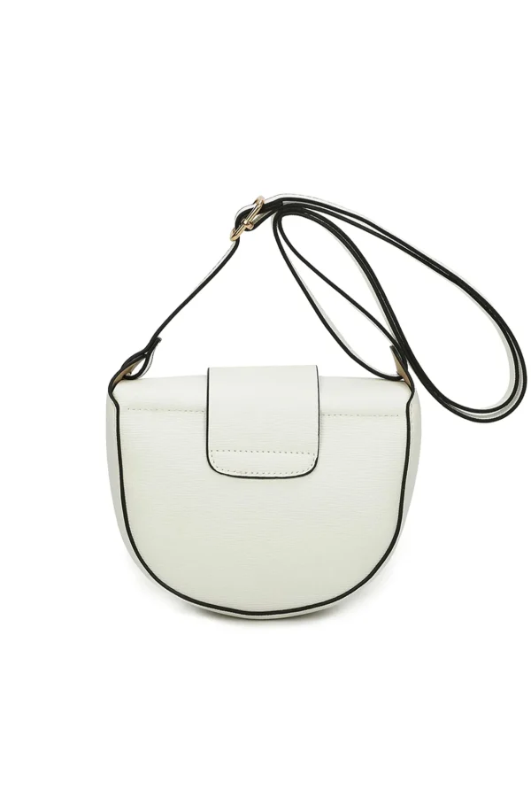 Crescent Crossbody In White