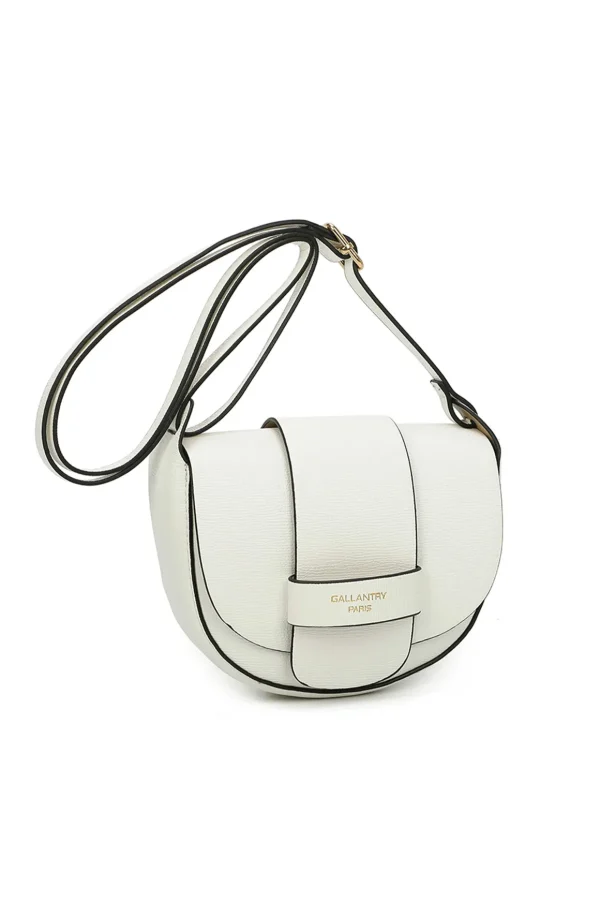 Crescent Crossbody In White