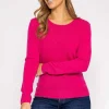 Crew Neck Cashmilon Knit In Pink