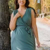 Curve - Aila Dress In Khaki