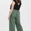 Curve - Aubriella Wide Pants In Khaki