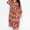 Curve - Kleo Shirt Dress In Multi Print