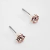 Delicate Rose Stone Earrings