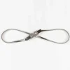 Diamante D Clasp Stretch Belt In Silver