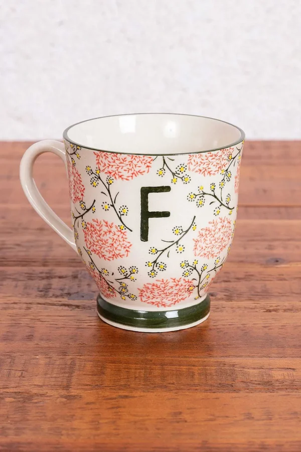 Eclectic Alphabet Mug F