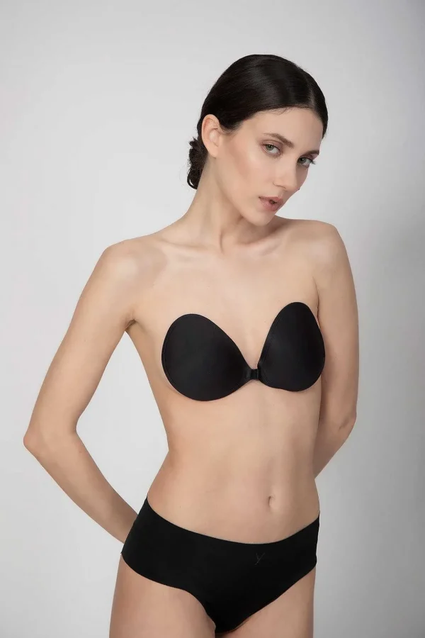 Eves Backless Strapless Bra In Black