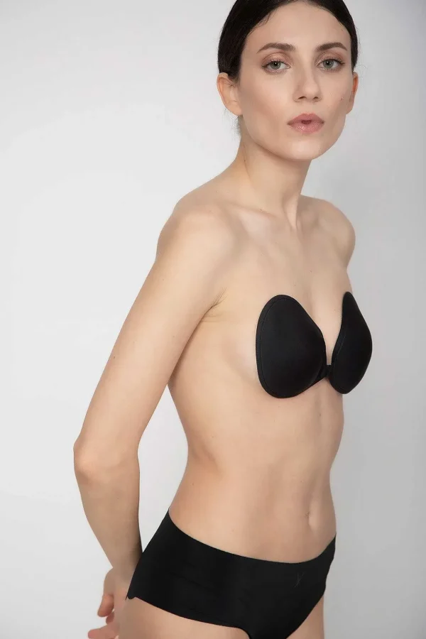 Eves Backless Strapless Bra In Black