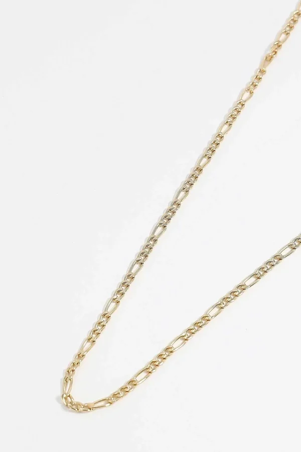 Figaro Link Necklace In Gold