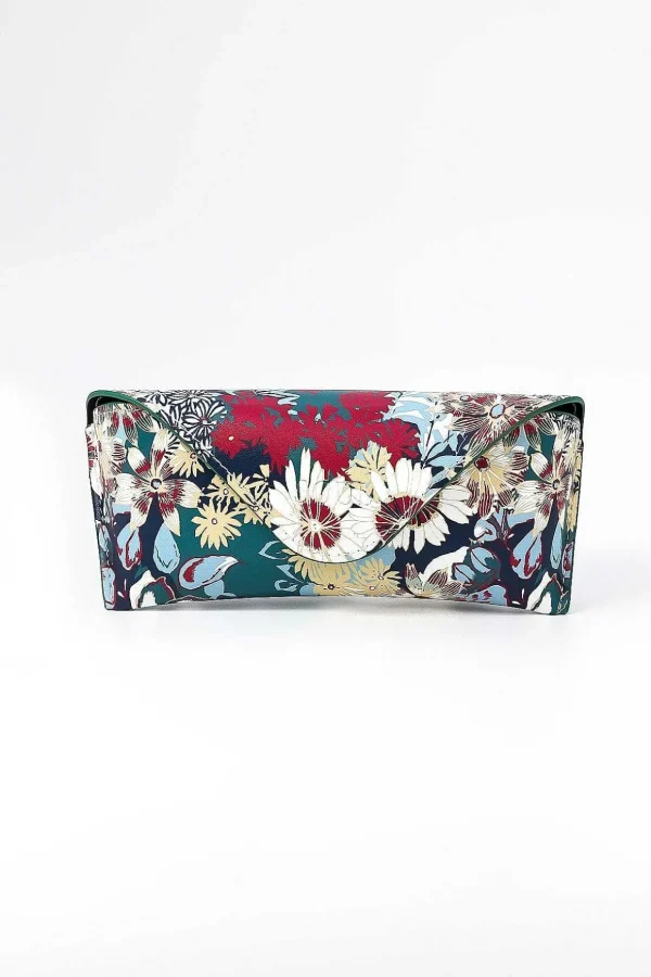 Floral Print Sunglass Case