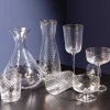 Gold Trimmed Water Glass Set Of 4