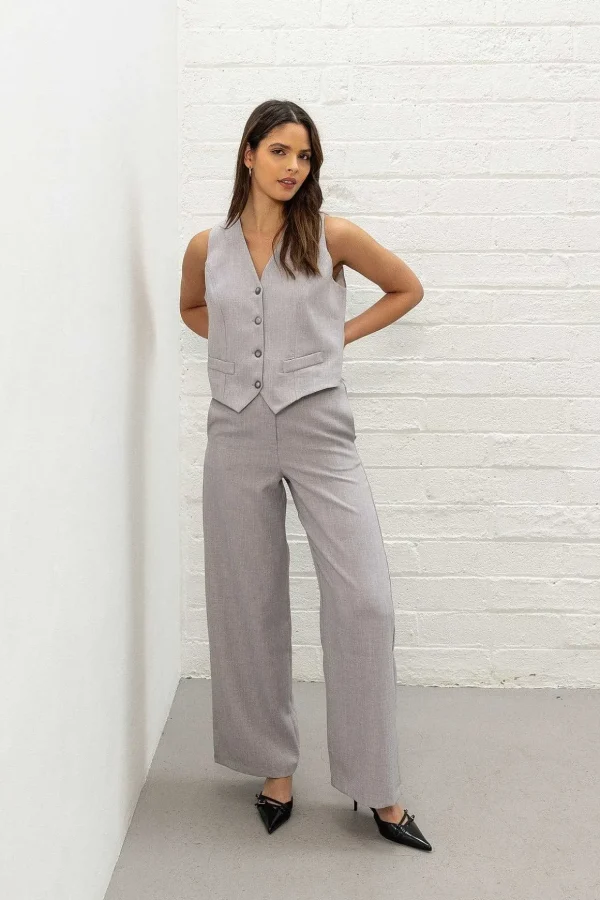Grey Tailored Waistcoat