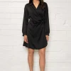 Heidi Knee Length Dress In Black