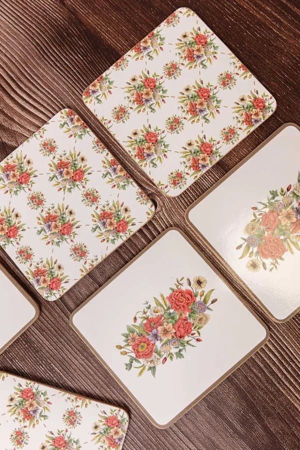 Heritage Set Of 6 Coasters