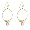 Keilani Clear Stone Earrings